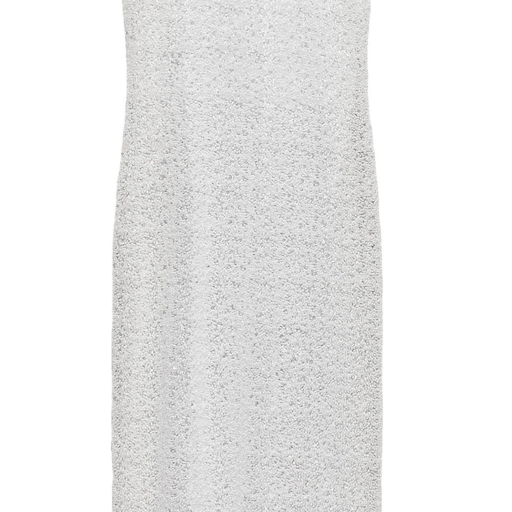Zara White Sequin Embellished Top